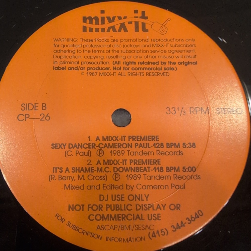 Mixx-It CP-26 The City Nights Power Mix X De La Soul Coldcut 12" Vinyl DJ Promo - Picture 5 of 5